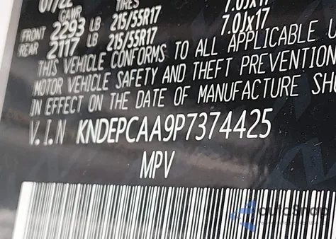 2023 Kia Seltos Lx из США, поврежденный, VIN KNDEPCAA9P7374425